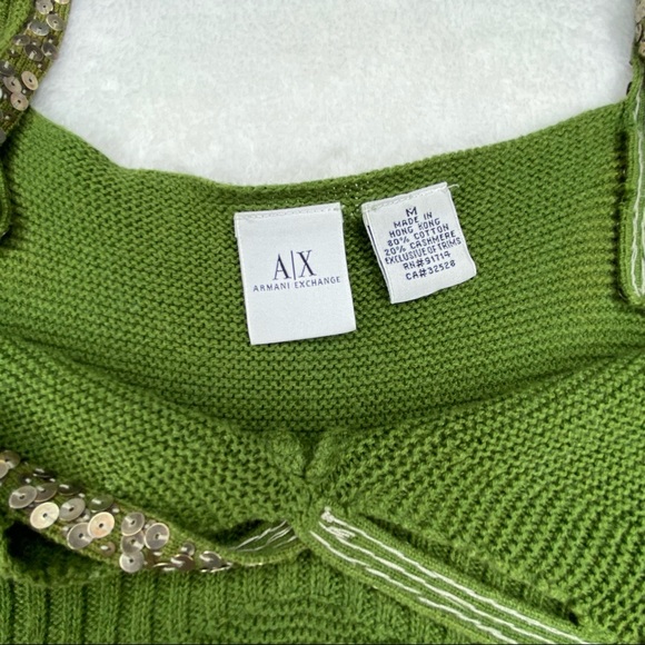 A/X Armani Exchange Knit Camisole green Medium - Picture 7 of 8